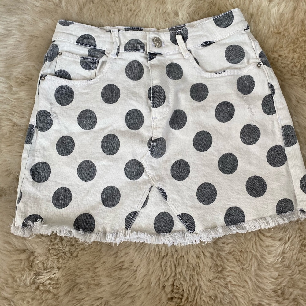 Zara girls jean skirt